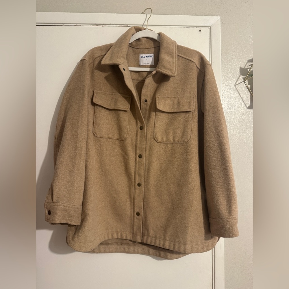 Khaki Flannel Shacket